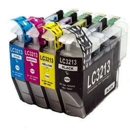 BROTHER LC-3213/LC-3211 V2 PACK 4 COLORES COMPATIBLES PREMIUN